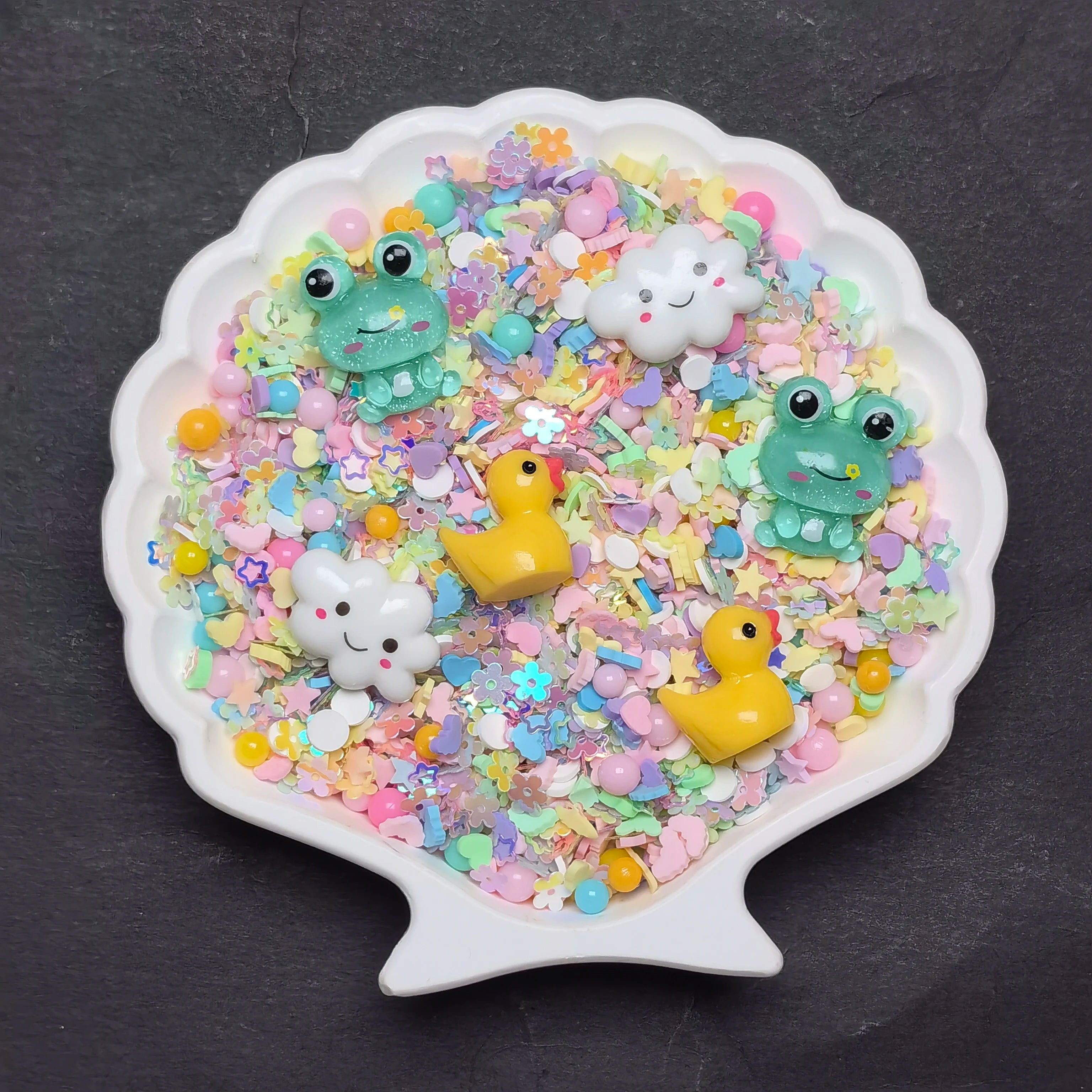 1000g Wholesale 2025 New Animal Cartoon Handmade Glitter Animal Charm Beads DIY Handmade Slime Filler Toys DIY