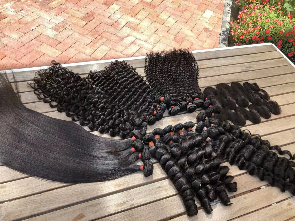 Cheap Hair Vendors Double Drawn Human Hair Body Wave Bundles Natural Black Color Classy Signature Virgin Malaysian Remy Hair