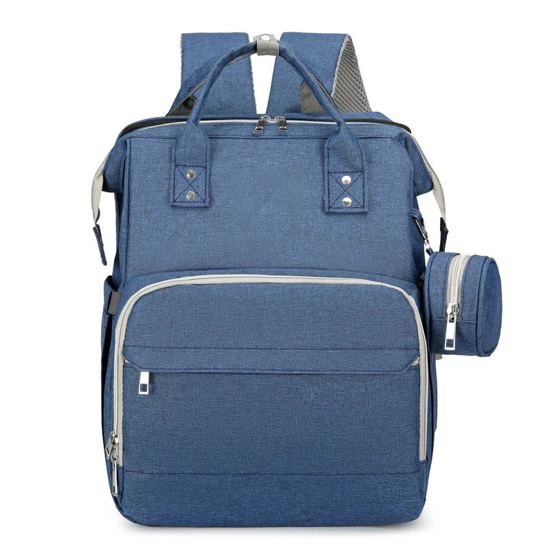 Factory Wholesale OEM ODM Custom Mummy Bag With Bed Cradle Baby Backpack Diaper Bag With Changing Station Mother Baby Care Bag