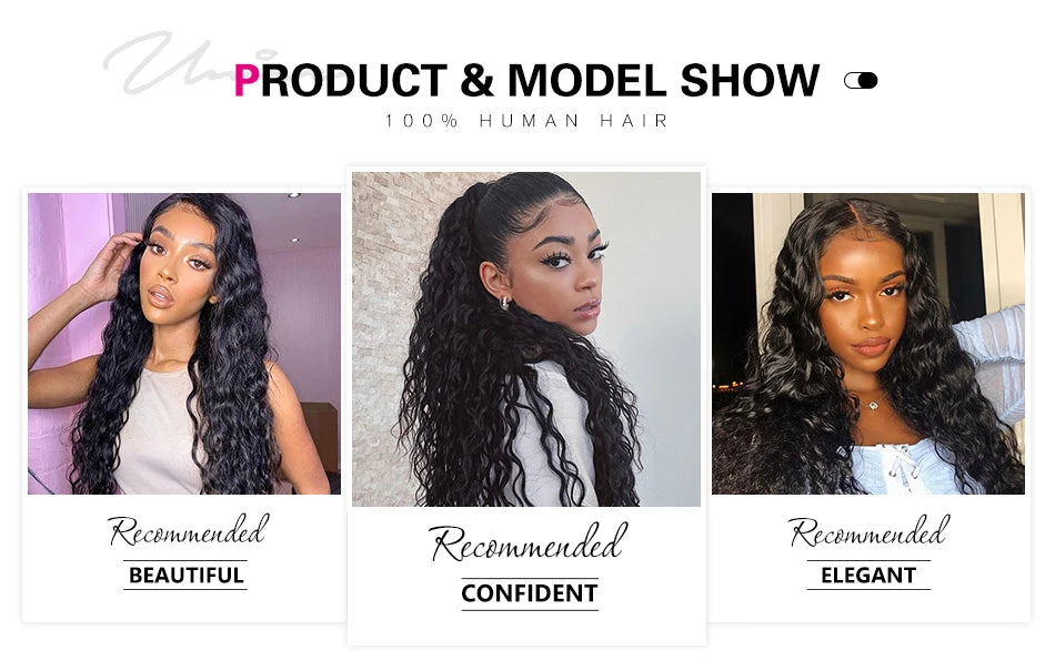UNice Hair 26 Inch Unprocessed 10A Brazilian Remy Hair Natural wave 3 Bundles 100% Human Hair Bundles 1/3/4 Pieces Remy Hair