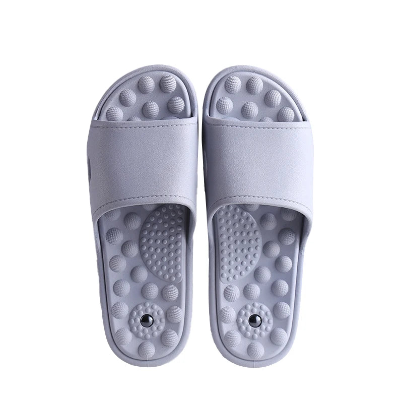 Greatslides Yellow Massage Slippers,Women Flat Bedroom Slippers Custom Logo Slides Sandals Manufacturer