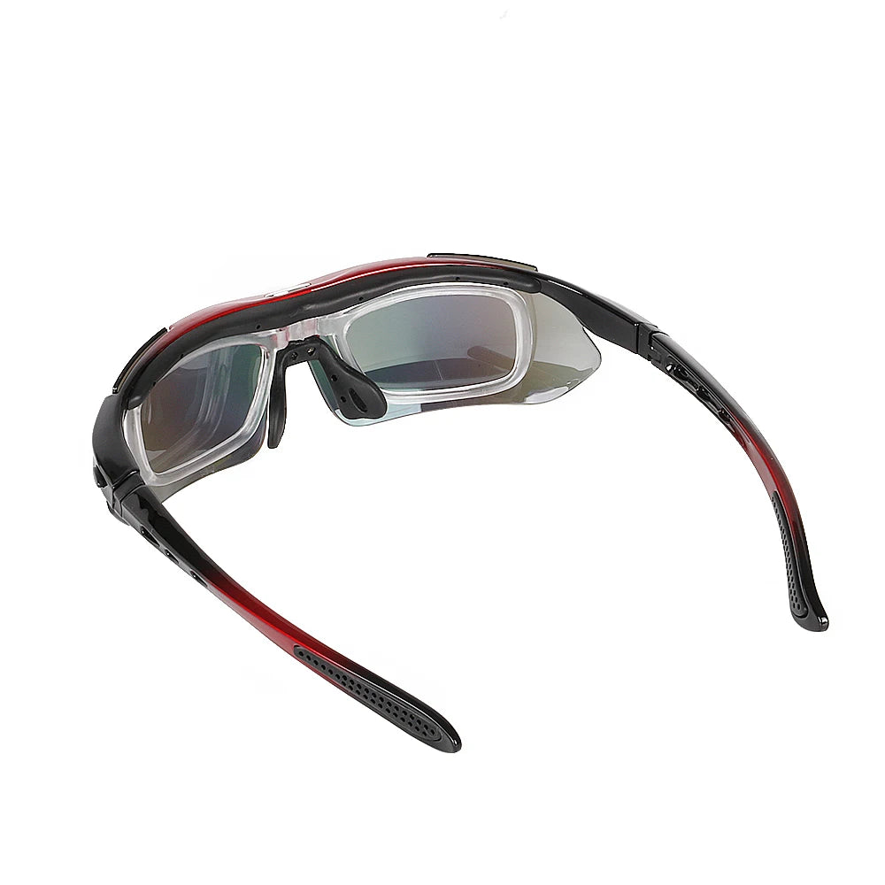 Wholesale Cycling Glasses Polarized Sports Sunglasses with 5/6 Interchangeable Lens for Bike Outdoor Windproof UV400 Protection
