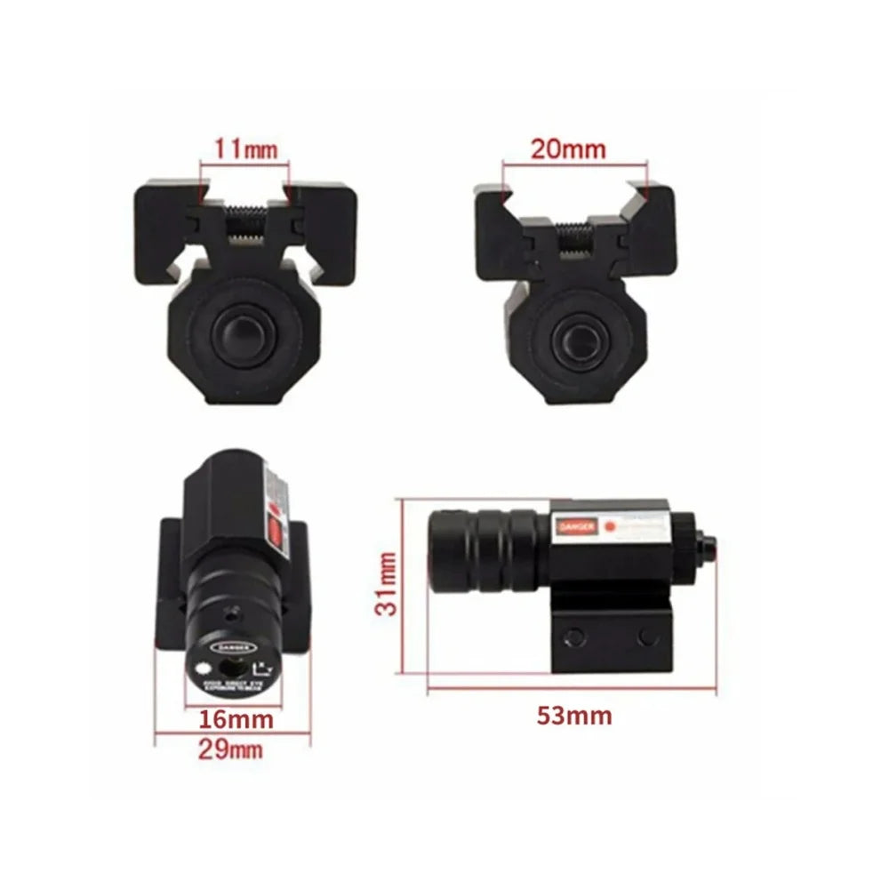High Quality Red and Green Dot Laser Sights for Outdoor Hunting and Shooting Accessories With Adjustable 11mm 20mm Scope