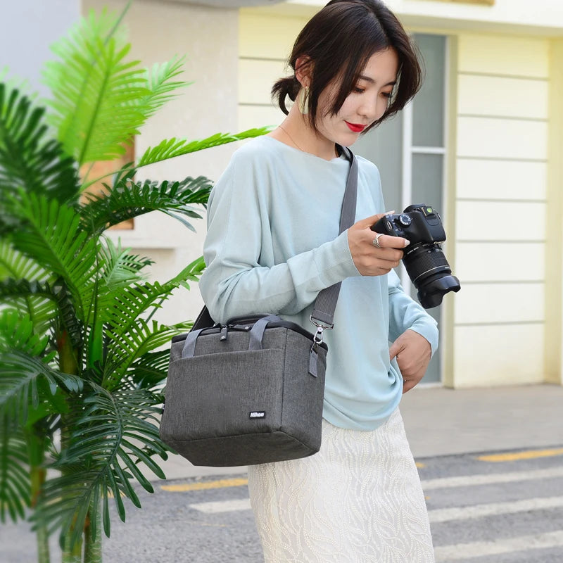Professional Waterproof Digital Gear Sling Crossbody Video Camera Bags Travel Shoulder Camera Storage Case for Photography