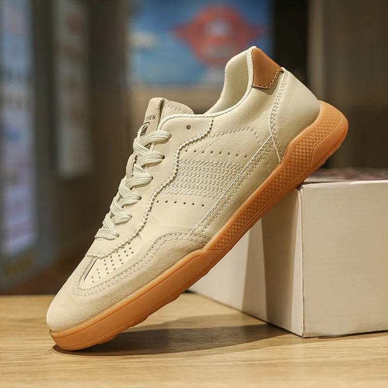 New Styles Wholesale White Verified Men Classic Shoes Suppliers Factory Manufacturer Rubber Anti-slip Man Sneaker Real Leather