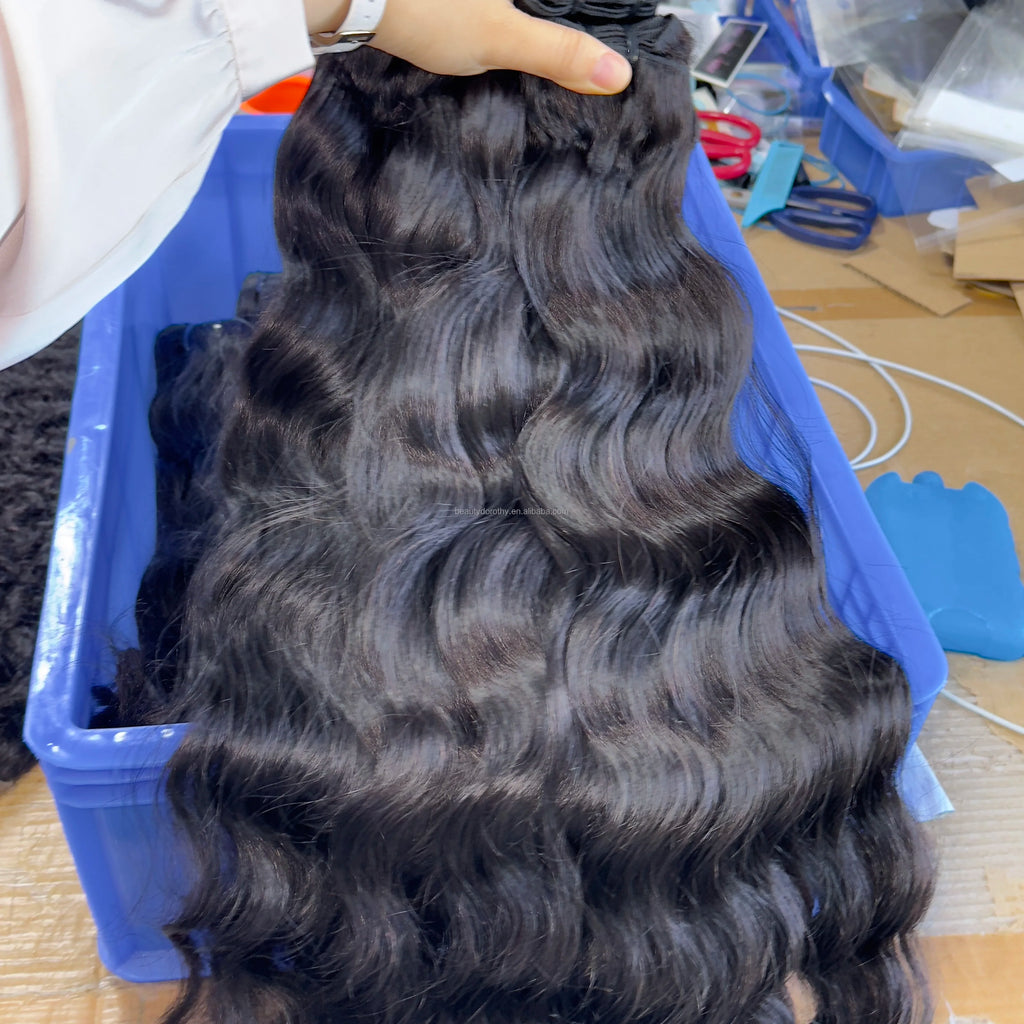 Cambodian Curly Human Hair Extension Bundles Vietnamese Raw Virgin Hair Weaving Loose Curly