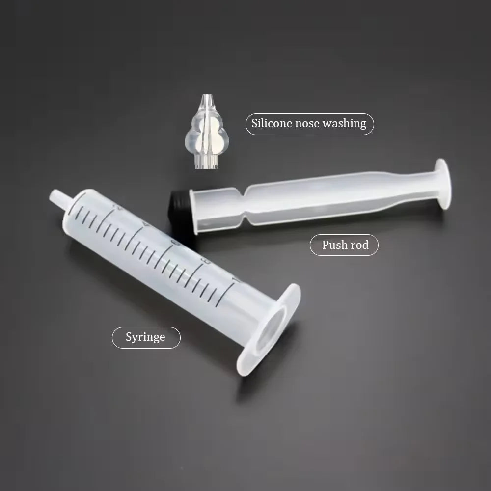 New ROHS and CE Manufacture 10 ml Infant Syringe Nasal Irrigator Baby Rhinitis Nasal Washer Needle Tube Baby Nose Aspirator