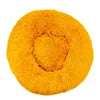 Hot Seller Soft Donut Round Pet Bed Cat Dog Cushion Fluffy Long Plush Waterproof Calming Dog Bed