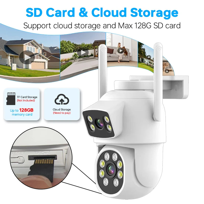 Smart Home IP Security Camera Baby Pet Camera Two-way Audio Video Record Remote Access Network Camera