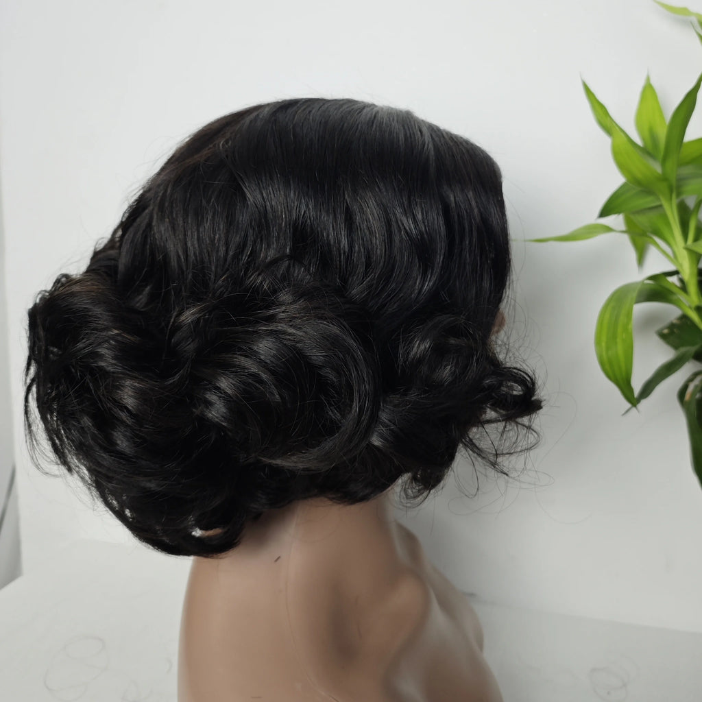 Wholesale Egg Curly Loose Wave 5*5 Glueless Wigs Vietnamese Raw Hair Wig Long Brazilian Virgin Hair Transparent Lace Virgin Hair
