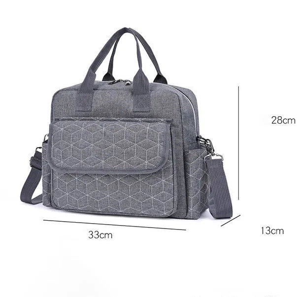 Leisure Multi-function Oxford Waterproof Mommy Bag Large Capacity Diaper Bag OEM Customized Organizer Logo Style