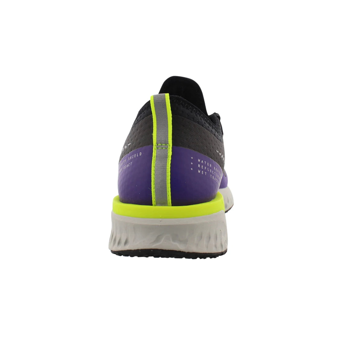 For Women's Odyssey React 2 Shield Sneakers Black/Metallic Silver/Purple Size 6 Spring Summer Sport Style EVA Mesh Vietnam