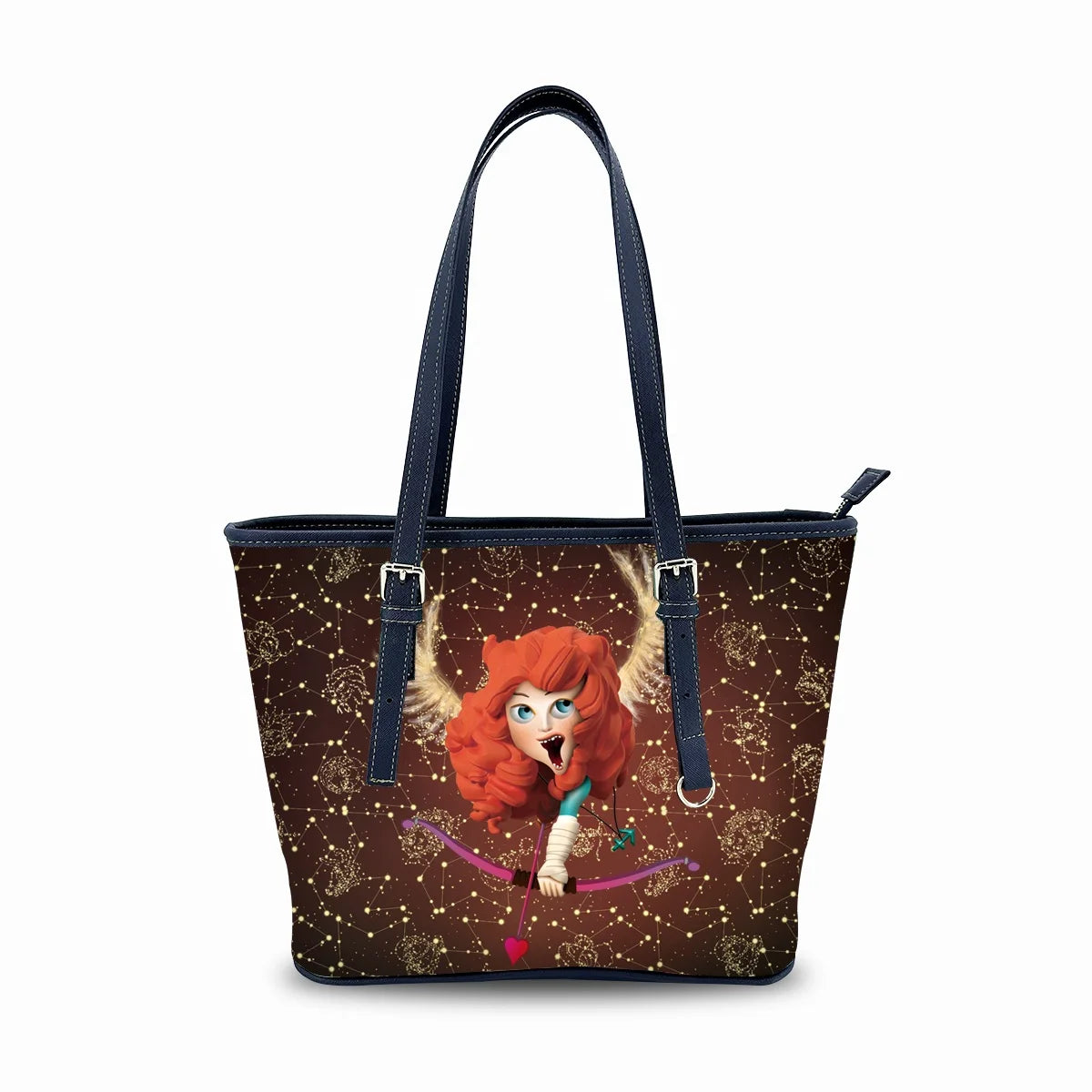 Designer No MOQ Tote Bags With Prints Customization Luxury Brand Ladies Tote Hand Bags Metal Zipper for Handbag