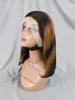 Cheap Price Short Human Hair Wig Natural Color Bob Lace Frontal 13*4 Human Hair Wigs Short Straight Hair Bob Wigs Manufactures