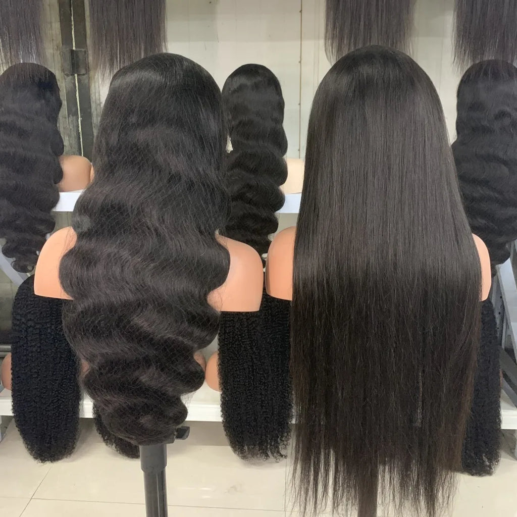 Wholesale Raw Vietnamese Human Hair Body Wave 13*4 Lace Front Wigs Human Hair Wholesale  HD Lace Frontal Wigs for Black Women