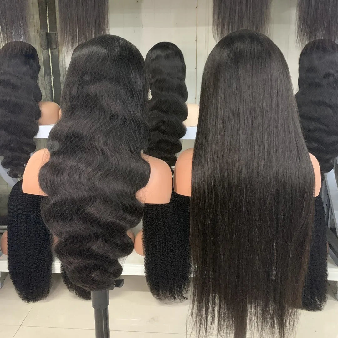 Wholesale Raw Vietnamese Human Hair Body Wave 13*4 Lace Front Wigs Human Hair Wholesale  HD Lace Frontal Wigs for Black Women