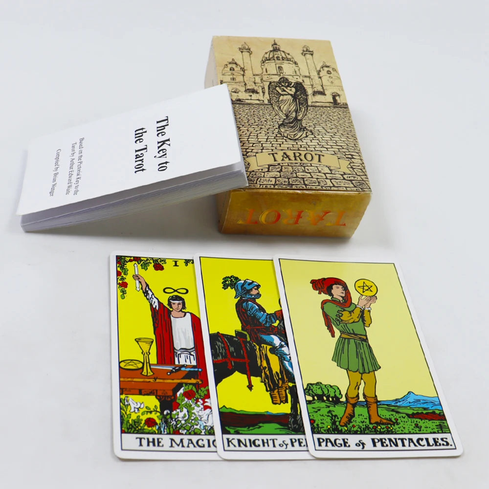 Spot Goods in Stock English Tarot Cards With Guidebook Can Be Custom Your Own Design