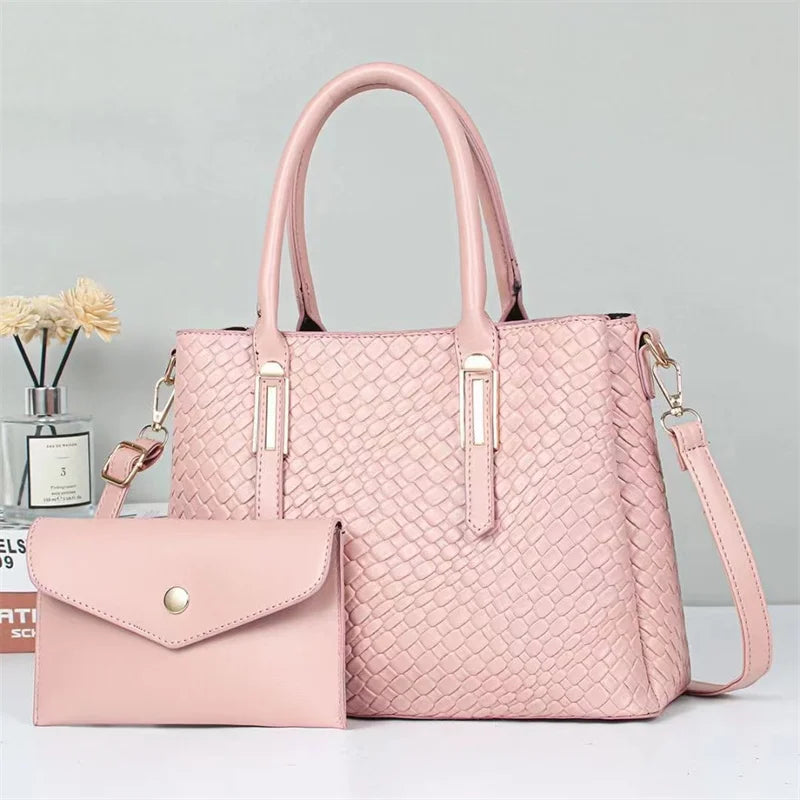 2026 New Arrival High Quality Pu Handbags 2 in 1 Handbag Designer Bags Handbags Women Famous Brands Sets
