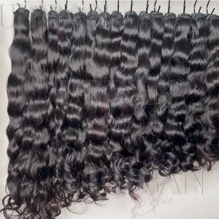 Unprocessed Raw Virgin Human Hair Bundle Cambodian Natural Wavy Cuticle Aligned Hair Double Weft Raw Burmese Kinky Curly Hair