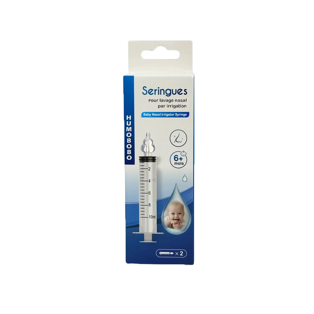 New ROHS and CE Manufacture 10 ml Infant Syringe Nasal Irrigator Baby Rhinitis Nasal Washer Needle Tube Baby Nose Aspirator