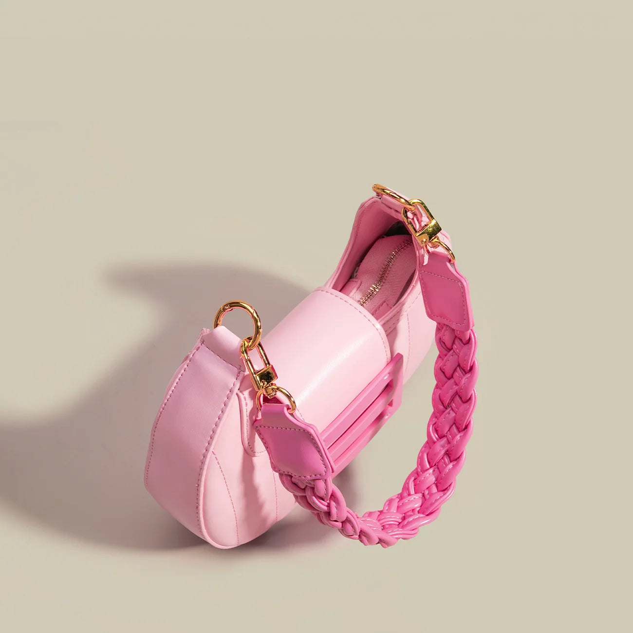 Half Moon Flip Women Shoulder Bags 2022 New Fashion Luxury Design Crossbody Bag Elegant Small Lady Tote Handbags