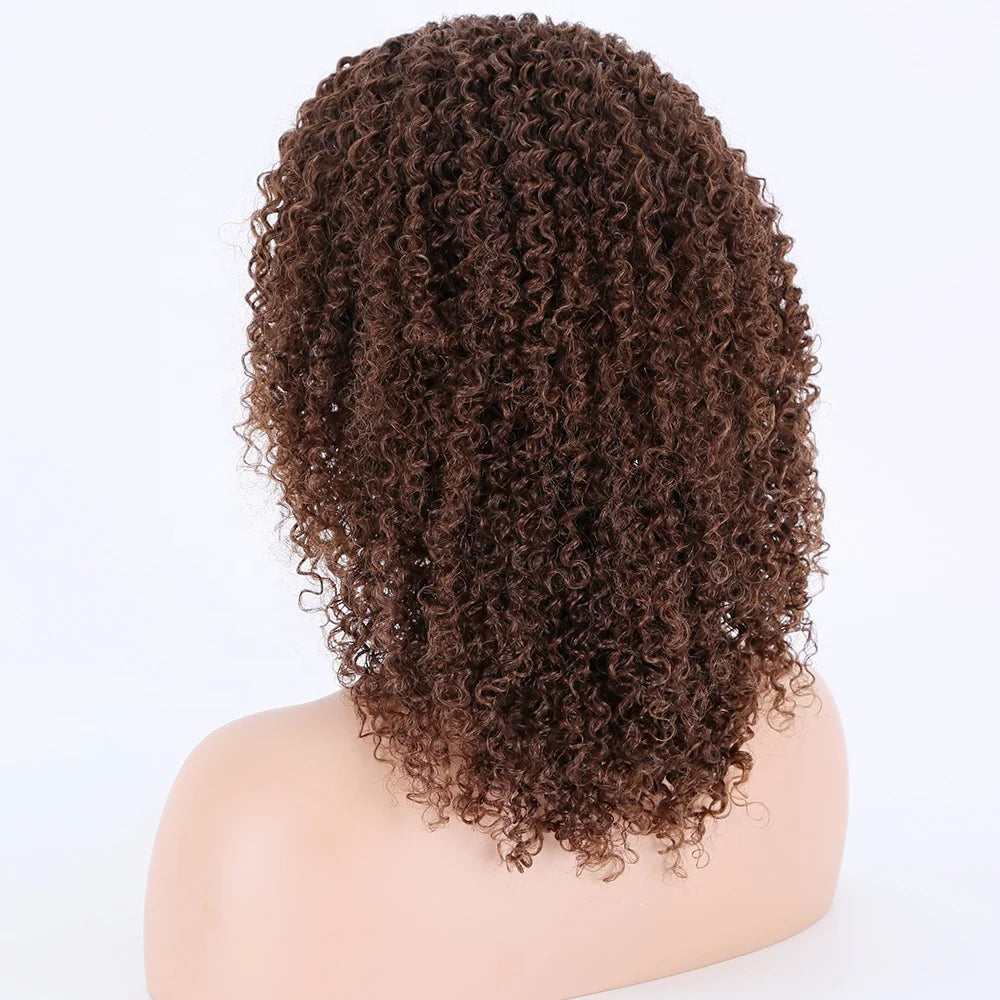 Premier 200% Density Brazilian Afro Kinky Curly Hair Headband Wig for Black Women