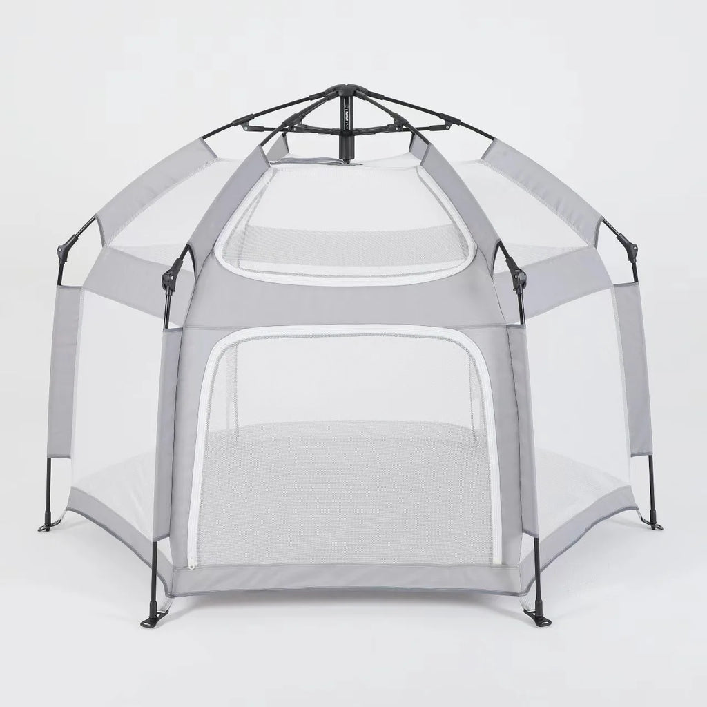 Portable Fully Enclosed Oxford Material Castle Play Tent for Kids Easy Automatic Setup for Camping Beach Outdoor Tours