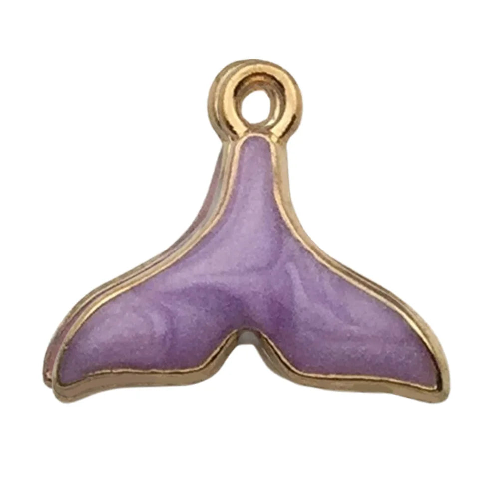 Hot Sale Natural Crafts Alloy Ocean Starfish Conch Seashell Enamel for DIY Nautical Jewelry Making Home Decoration