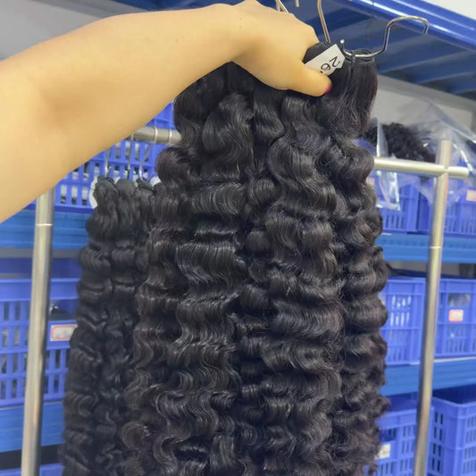 100% Virgin Raw Vietnam Burmese Curly Hair Extensions Factory Price Luxury Vietnam Human Hair Bundles