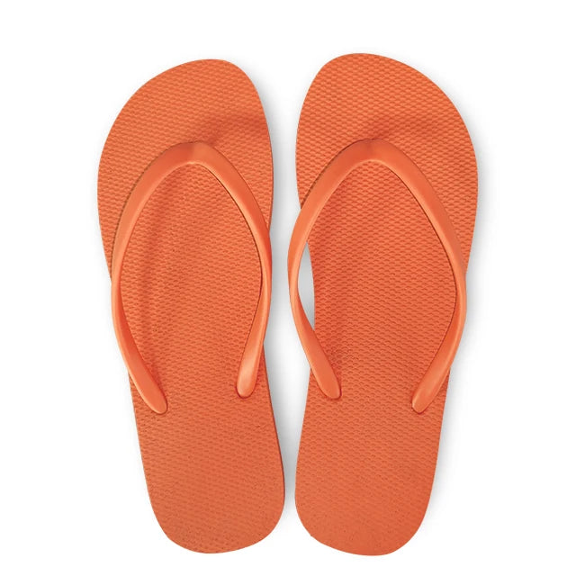 Ladies Mixed-Colour Non-Slip Waterproof Soft Rubber Flip-Flops Women's Beach Sandals for Spring Season
