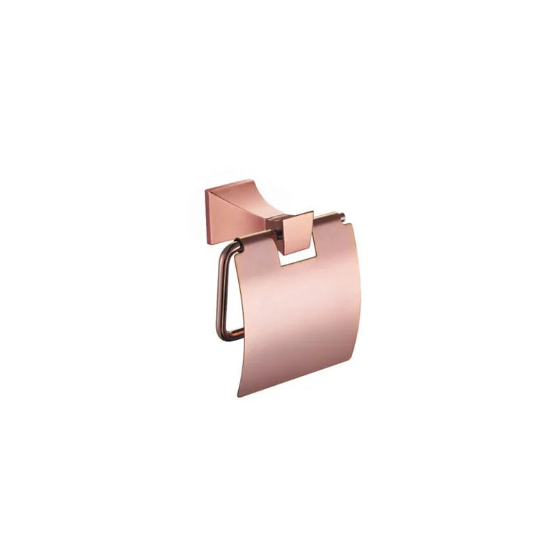 Rose Gold Bathroom Towel Rack Set Wall Mount Bathroom Accessory Set