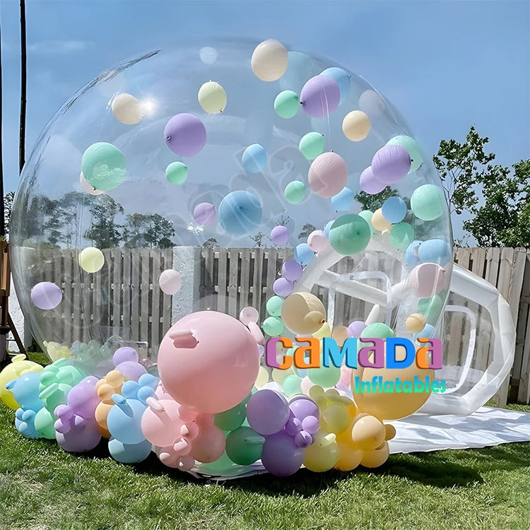 Inflatable Bubble Tent PVC Clear Igloo Dome Tent Outdoor Wedding Party Bubble House Inflatable Balloon for Kids and Adults
