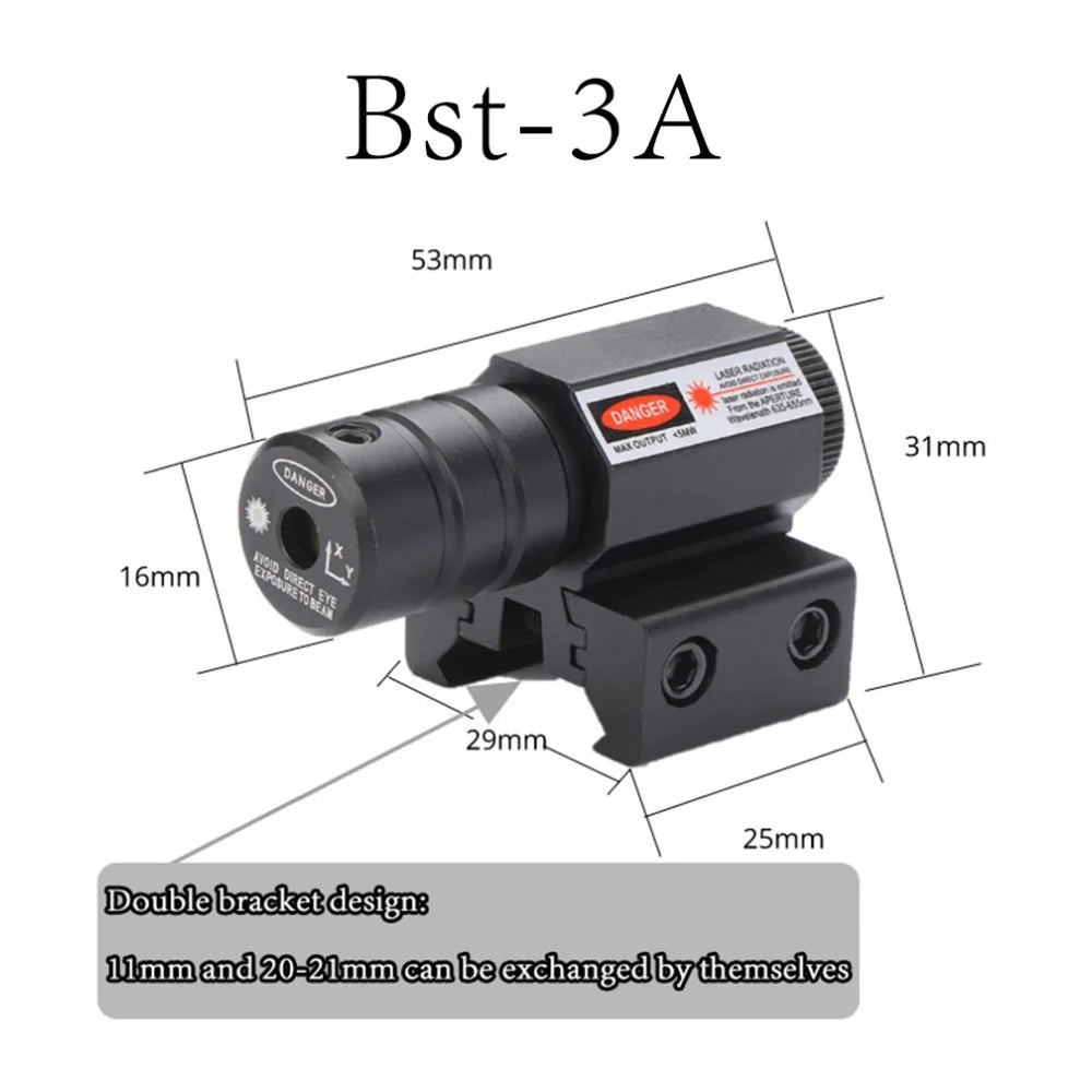 High Quality Red and Green Dot Laser Sights for Outdoor Hunting and Shooting Accessories With Adjustable 11mm 20mm Scope