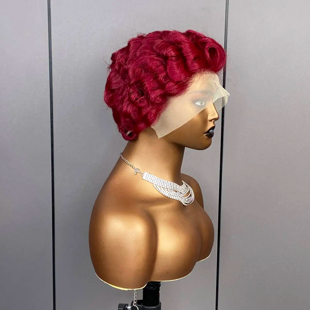 New Pixie Cut Short Curly Human Hair Wig 13x4 Lace Front Wigs Brazilian Bob  Preplucked Natural Hairline Full Frontal Wig