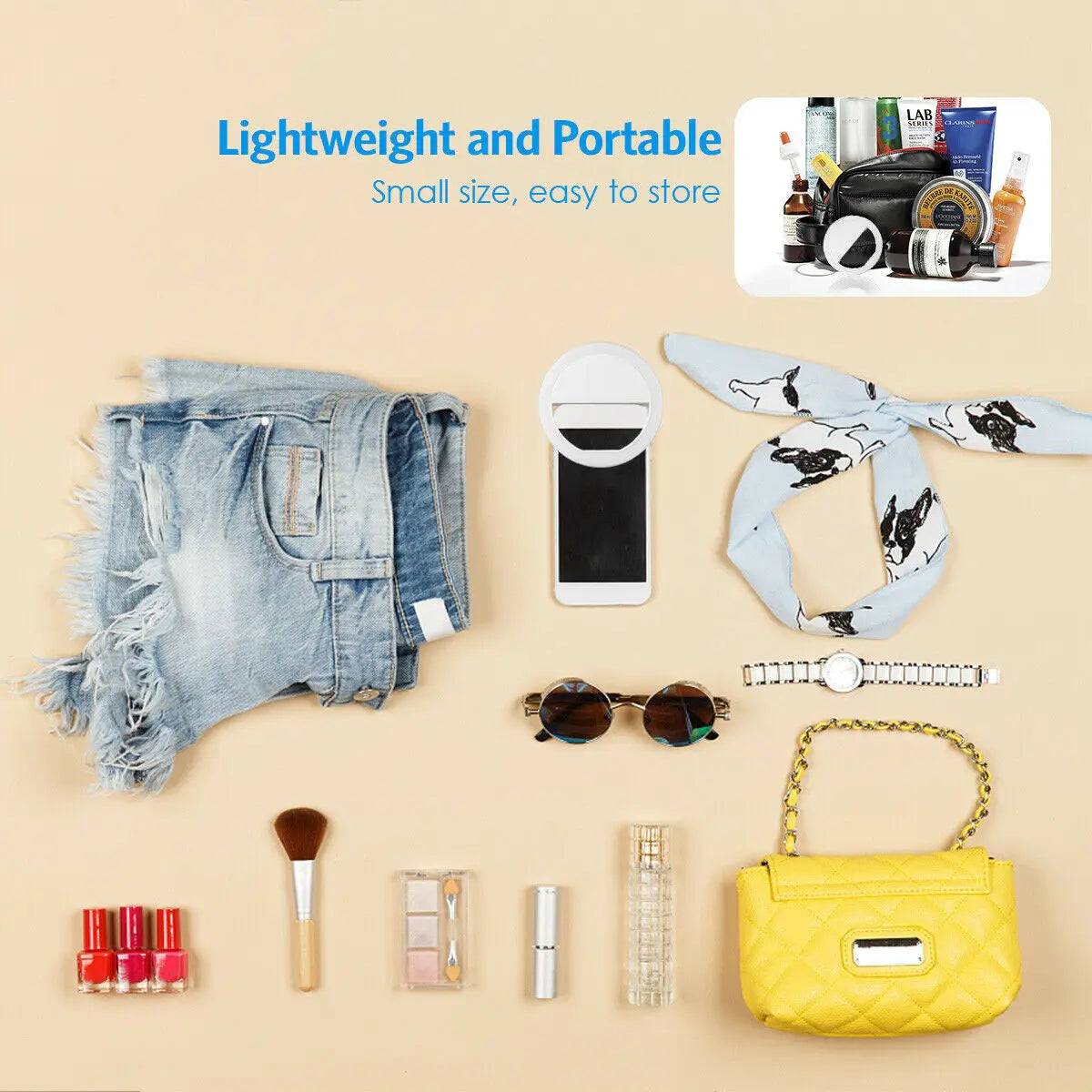 USB Charge Led Selfie Ring Light Mobile Phone Lens LED Selfie Lamp Ring for iPhone for Samsung Xiaomi Phone Selfie Light