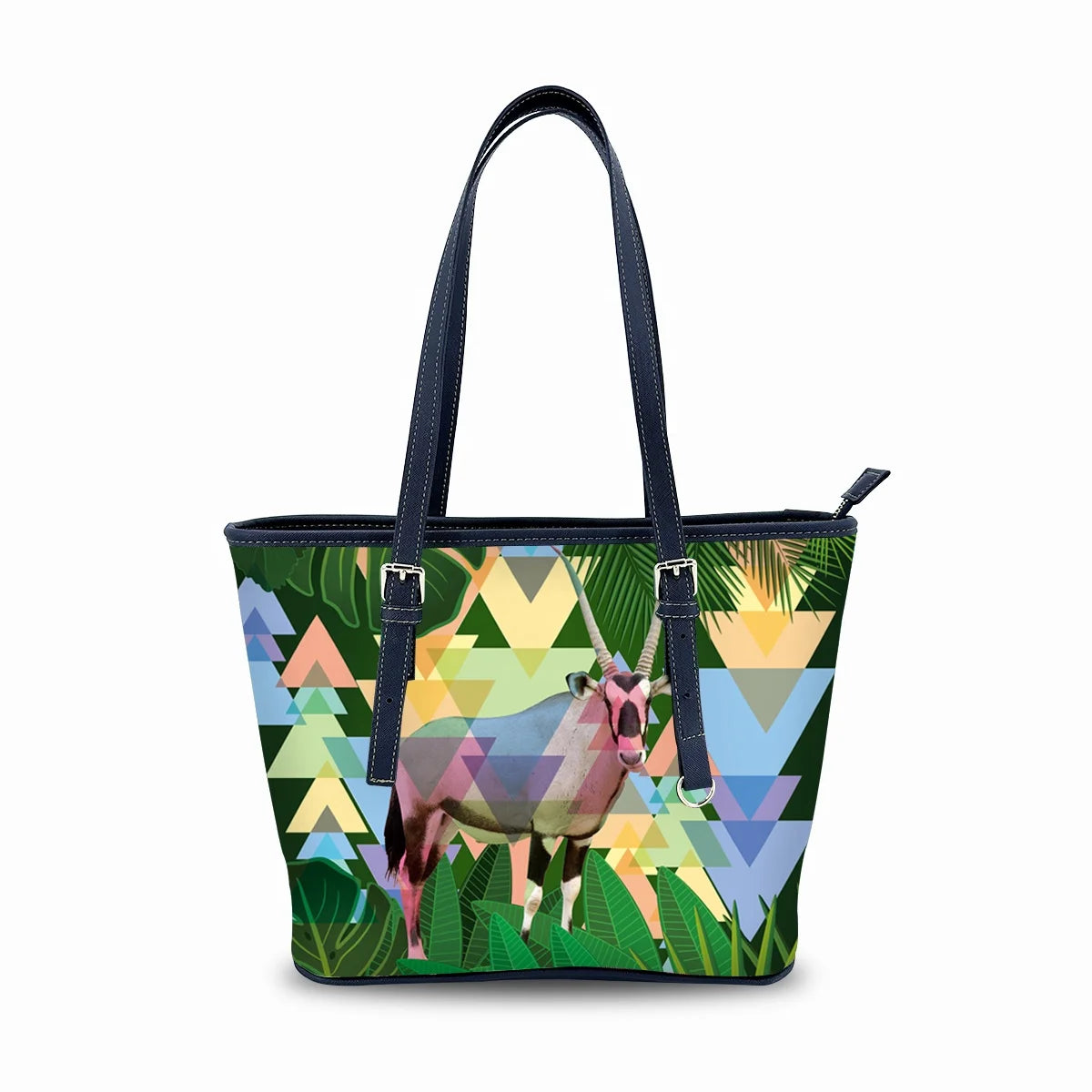 Designer No MOQ Tote Bags With Prints Customization Luxury Brand Ladies Tote Hand Bags Metal Zipper for Handbag