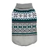 Fashion XXXL Dog Christmas Sweater with Snow Diamond Pattern Elegant Pet Clothes
