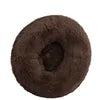 Hot Seller Soft Donut Round Pet Bed Cat Dog Cushion Fluffy Long Plush Waterproof Calming Dog Bed