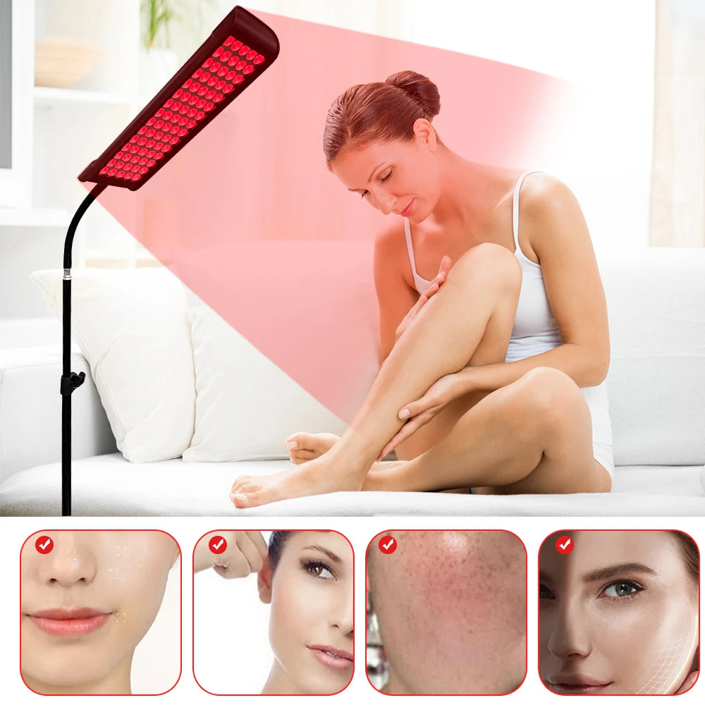 Red Light Therapy for Body Infrared Light Panel Red Light Lamp with Stand 660nm 850nm LED Red Light Therapy Device at Home