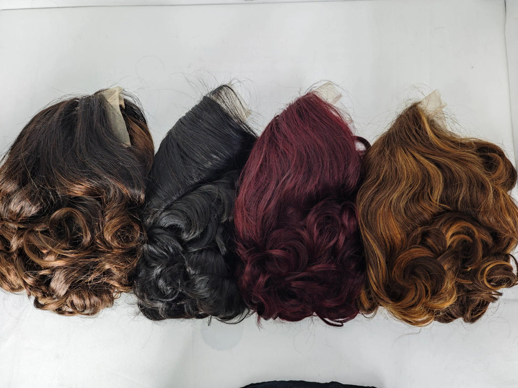 Wholesale Egg Curly Loose Wave 5*5 Glueless Wigs Vietnamese Raw Hair Wig Long Brazilian Virgin Hair Transparent Lace Virgin Hair