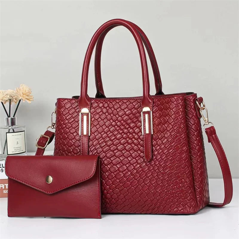2026 New Arrival High Quality Pu Handbags 2 in 1 Handbag Designer Bags Handbags Women Famous Brands Sets