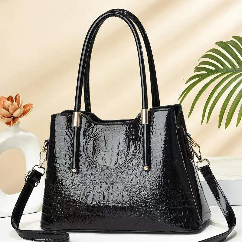 Customised logo Bags Women Handbags Ladies  Leather PU Tote With Zipper Large Capacity Handbags Ladies Bags Women Tote Bags