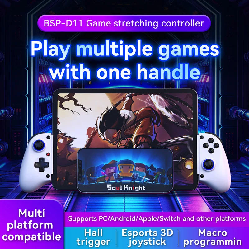 D11/D11S Stretch Game Controller Hall for /PC Android for Phone for for for