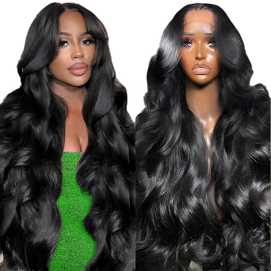 30-Inch Pre-Pluck 13x4 HD Human Hair Lace Front Wigs Black Women's Straight Style Brazilian HD Lace Frontal Wig Vendors