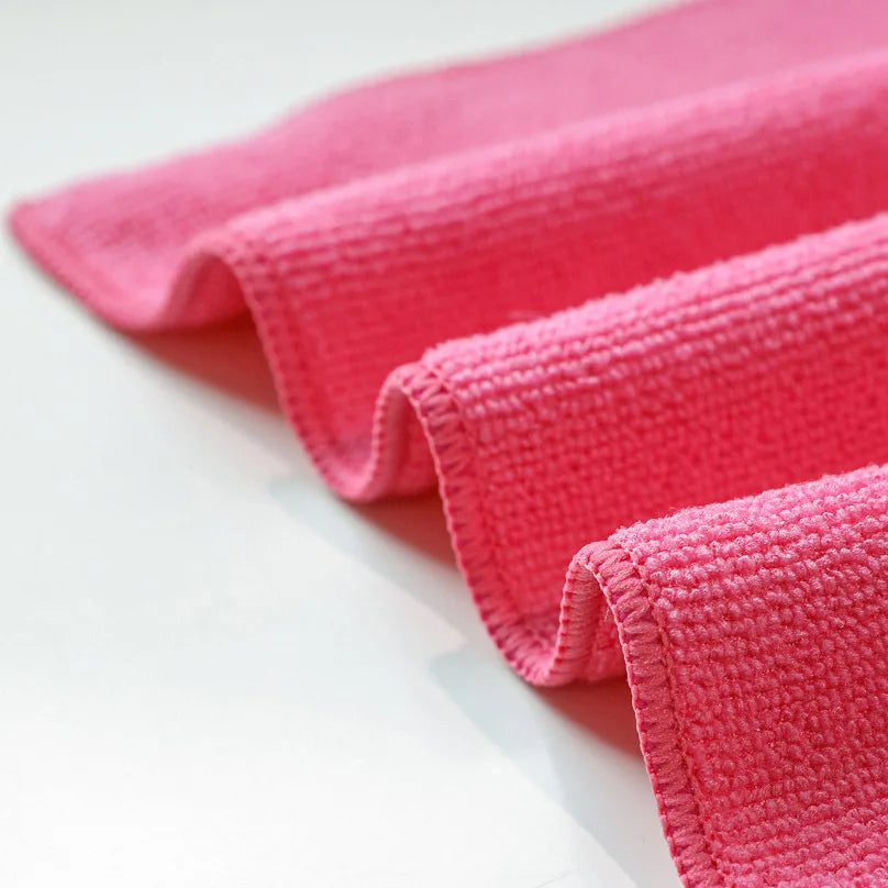30x30cm 250gsm Microfiber Cleaning Cloth 6 Colors Pack 12 Colors Pack