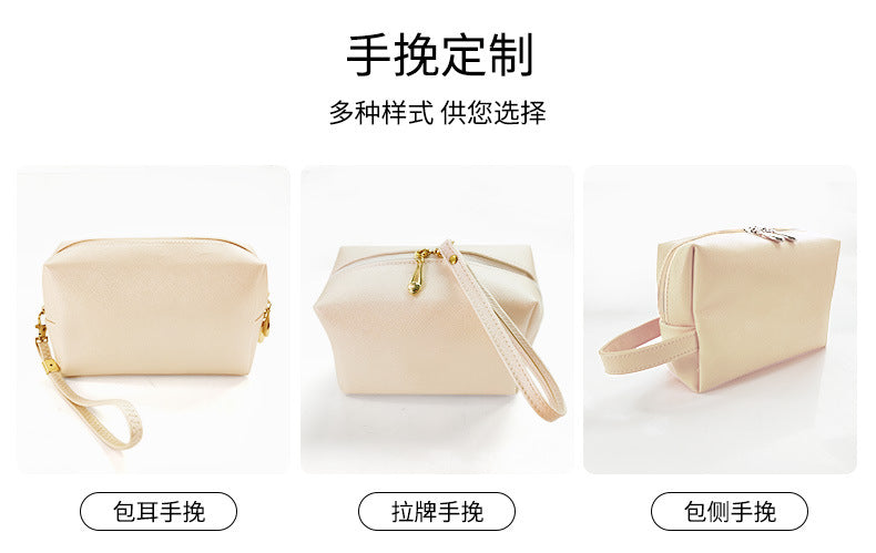 Cross-Border Popular Dopamine Makeup Bag, Portable Travel Toiletry Storage Bag, Clutch Bag, Waterproof Makeup Storage Bag