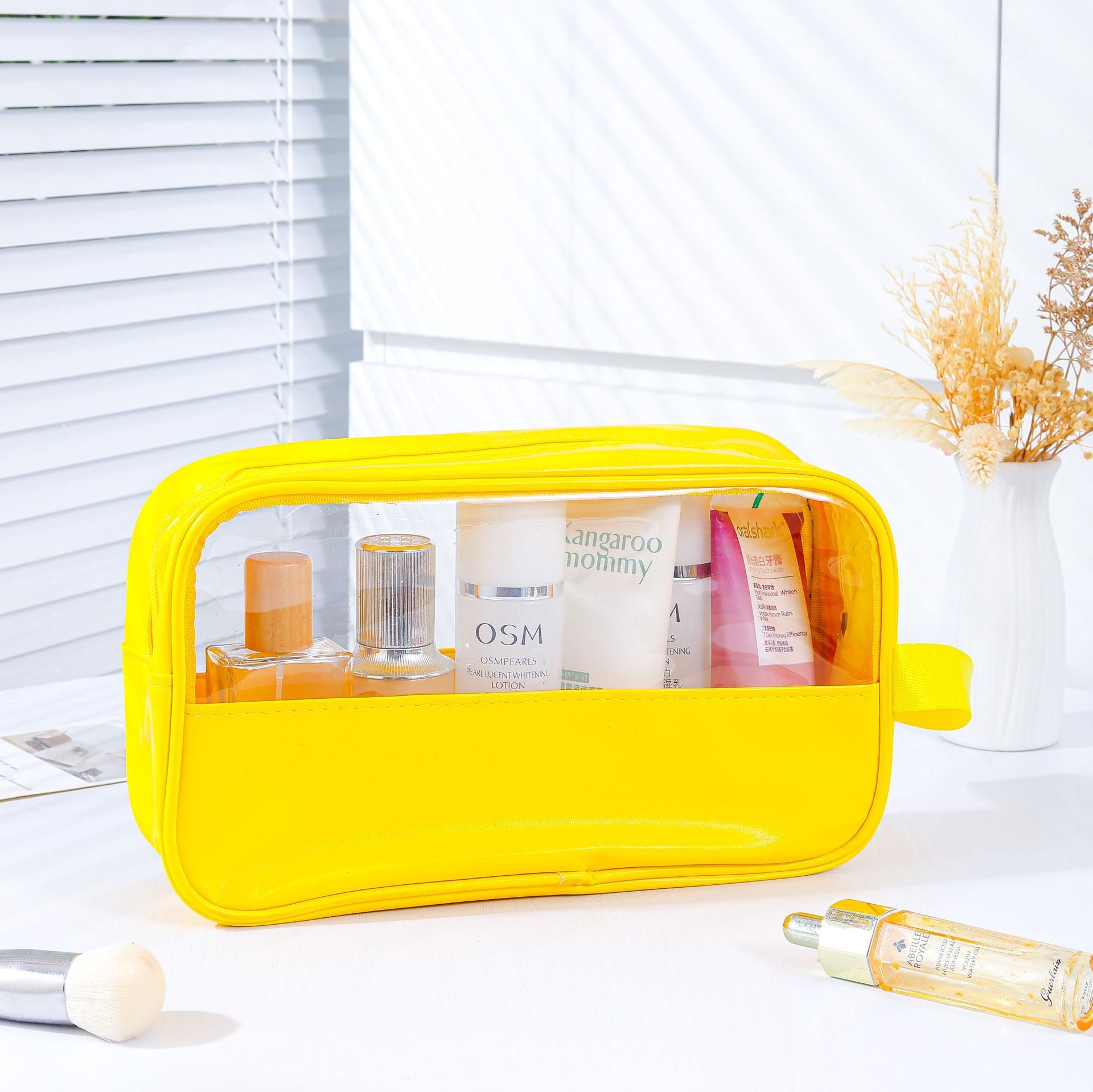 High-End Portable Travel Large-Capacity Toiletry and Makeup Storage Bag, Large-Capacity, High-Looking, Light Luxury Makeup Bag
