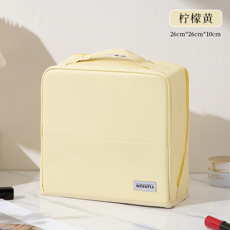 Stand-Up Cosmetic Bag, Large-Capacity Pencil Case, Women's Bag, Travel Storage Bag, Waterproof and Wear-Resistant, Can Be Hung on Luggage Bags