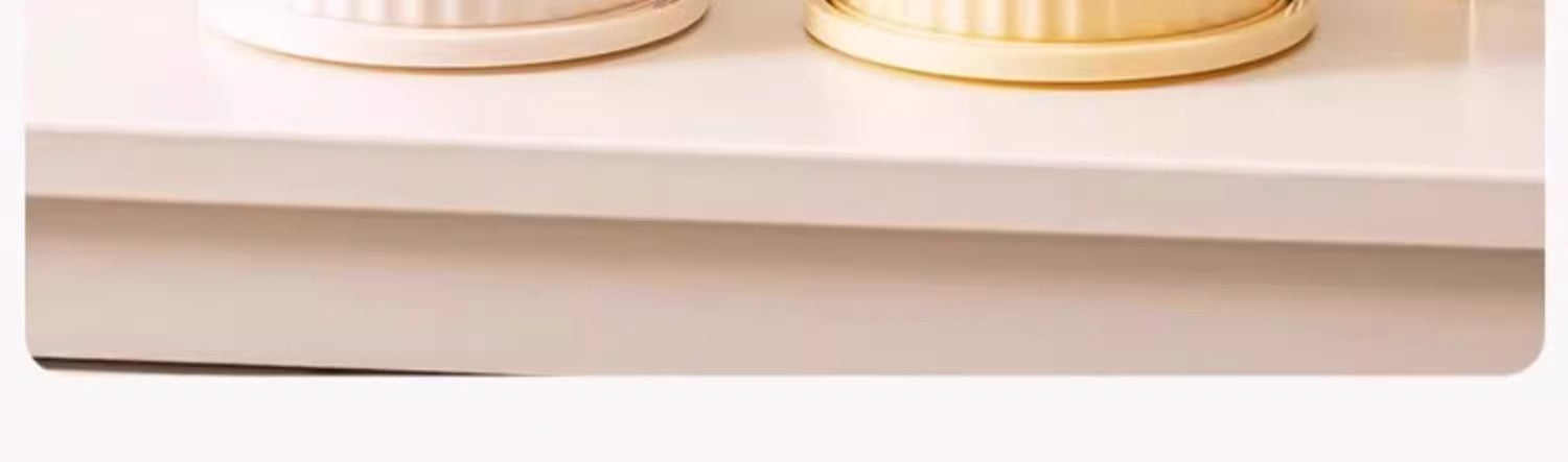 Cosmetic Brush Storage Cylinder Rotating Dustproof Dressing Table Cosmetic Storage Box Lipstick Eyeshadow Storage Rack Desktop Pen Holder
