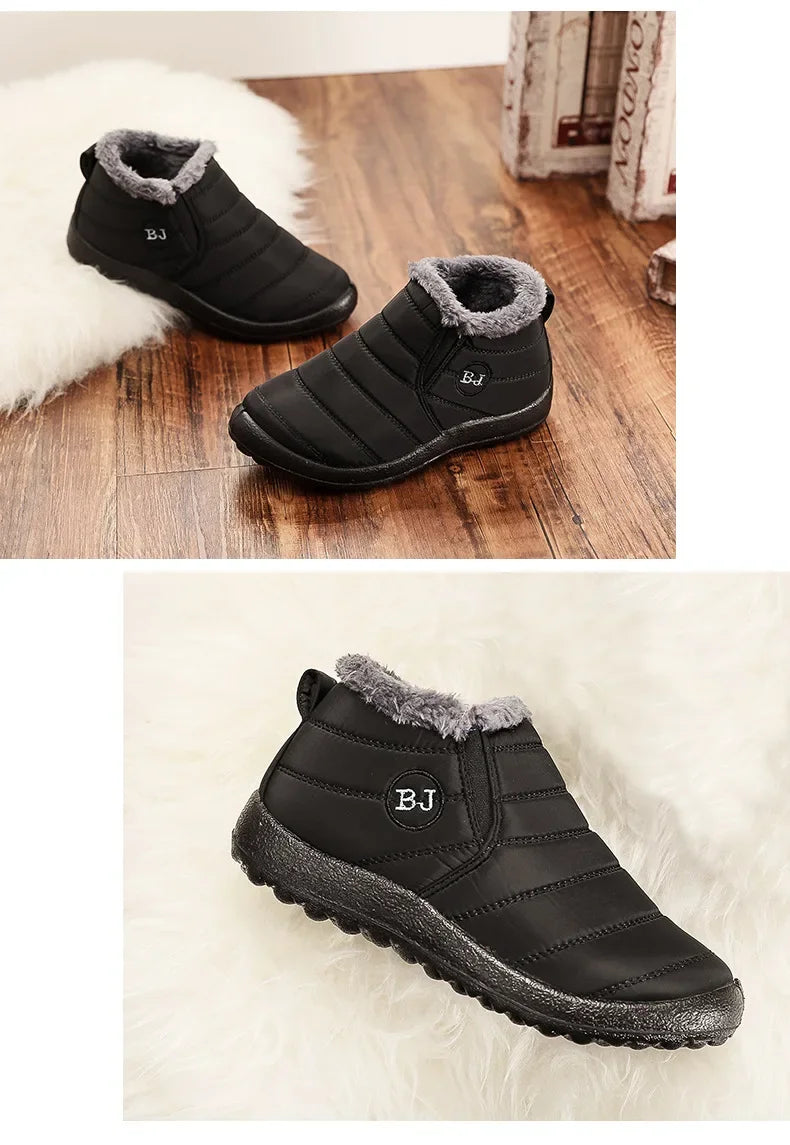 Cross-Border Large Size 36-47 Cotton Boots Soft Sole Waterproof Old Beijing Cotton Shoes Snow Boots Amazon Temu Dropshipping